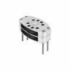 Double stainless steel foot block - 75 mm sheave - Antal
