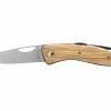 Aquaterra knife wooden handle single plain blade - Wichard