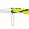 Offshore knife fluorescent single blade + shackle key - Wichard